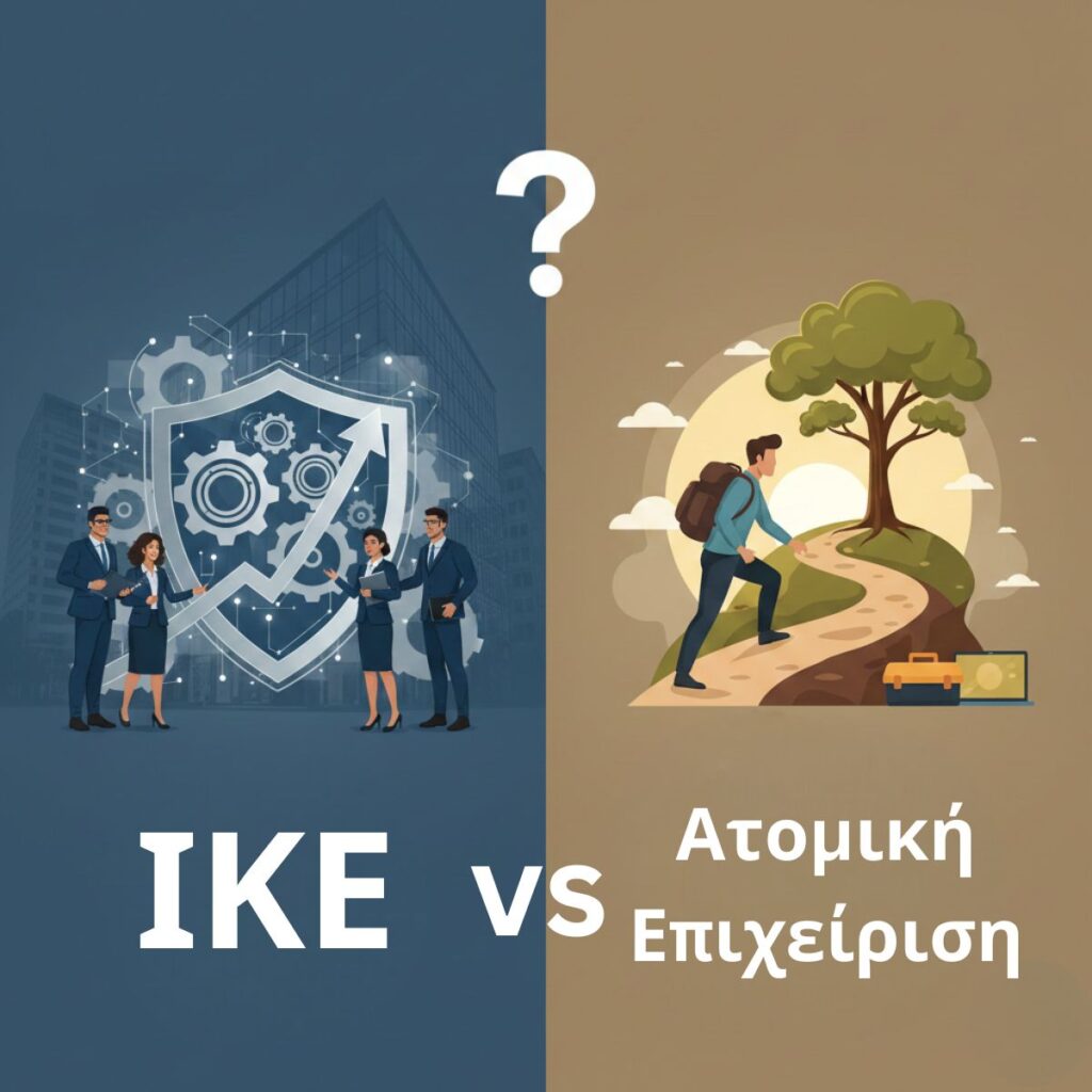ΙΚΕ vs Ατομική Επιχείρηση: Ποια μορφή συμφέρει περισσότερο τον νέο επαγγελματία;